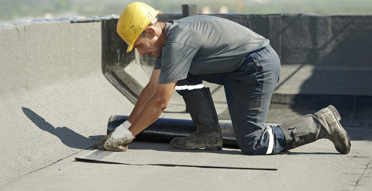 Commercial and flat roofing installation by Vertex Roofing