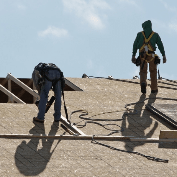 Vertex Roofing crew installing high-quality roofing materials in Utah